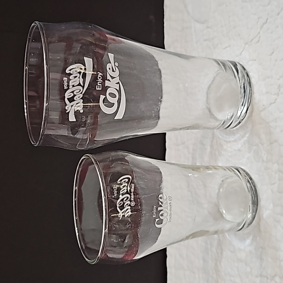 Coca Cola Classic American Glass Drinkware - Picture 1 of 3